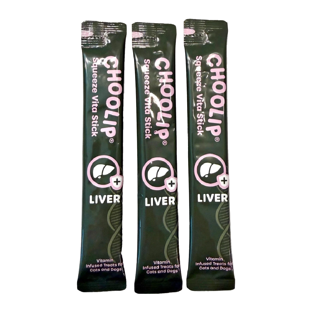 Choolip Squeeze Vita Stick Lickable Cat and Dog Treats Lot of 20 pcs