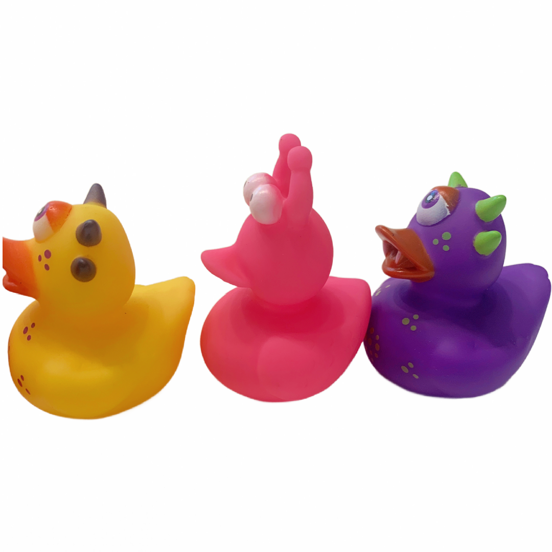 9 Halloween Space Alien Monster Rubber Duckies Cruise Dashboard Ducks 2" New Lot
