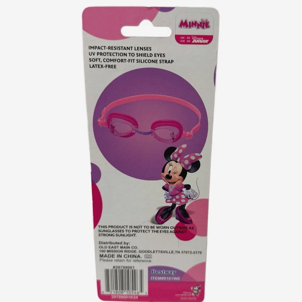 Disney Junior Minnie Mouse Baby Watercraft Pink Raft Float & Goggles Unopened