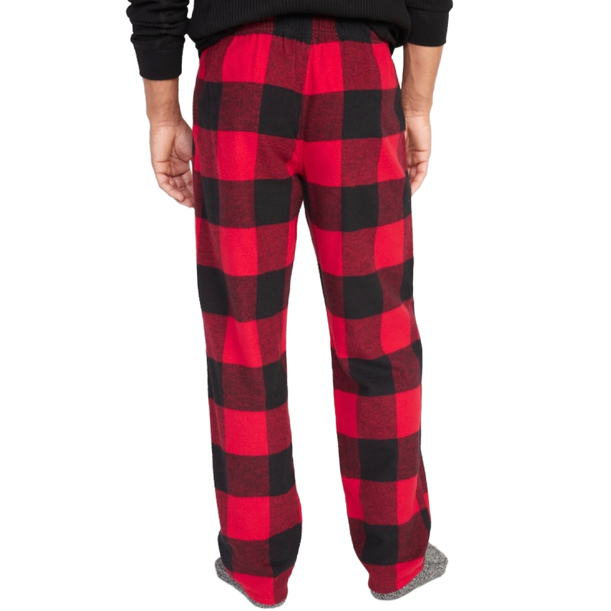 Mens Pajama Pants Flannel Buffalo Check Size 4XL Soft Double-Brushed Holiday NWT