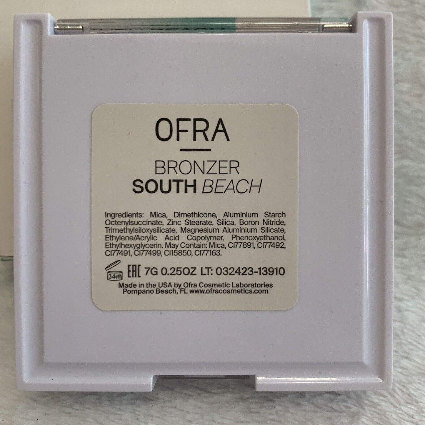 OFRA South Beach Bronzer 7g, Full Size NEW In Box $35 MRSP $35