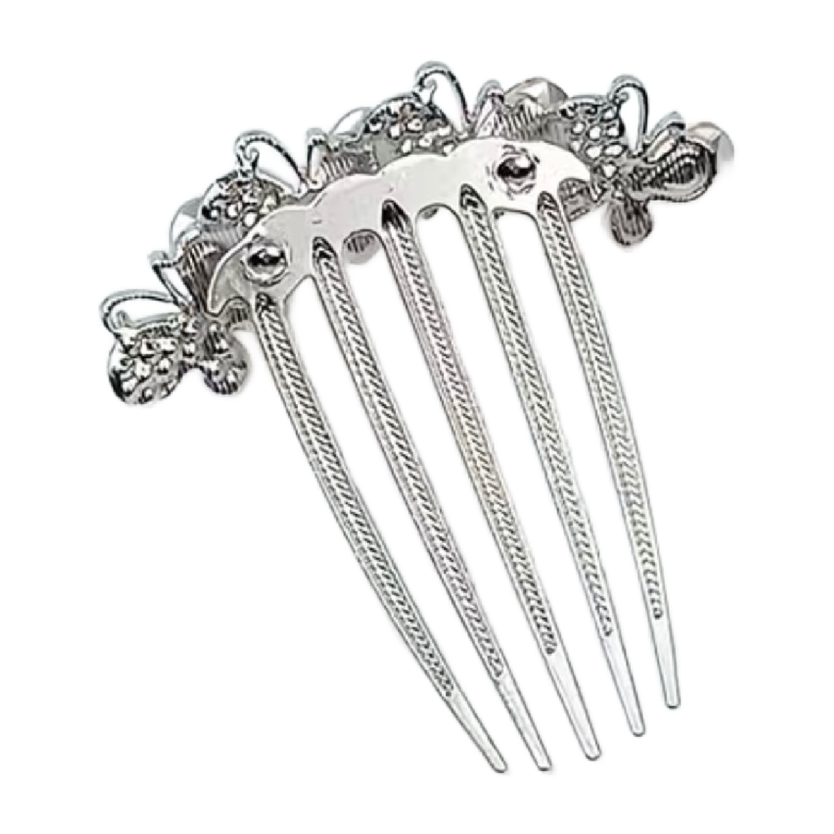 Rhinestone Butterfly Hair Large Comb Barrette Pin Luxury Hair Accessory NEW