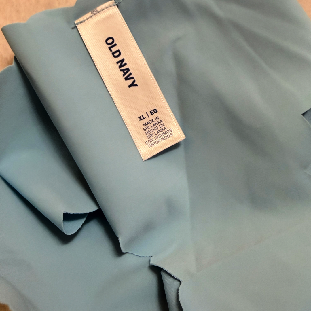 Low-Rise No-Show Thong Panties Scallop 2 Pair Lot Blue Underwear NWT