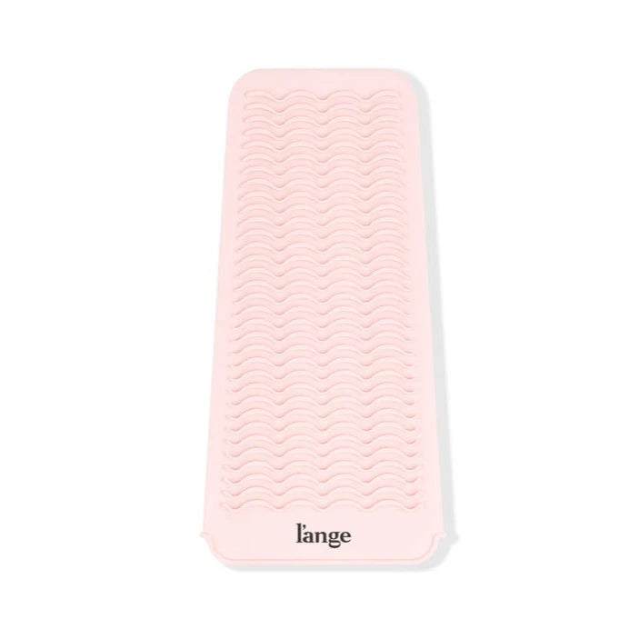 L'ange Heat Resistant Mat Travel Pouch Sleeve Blush for Curling Iron New