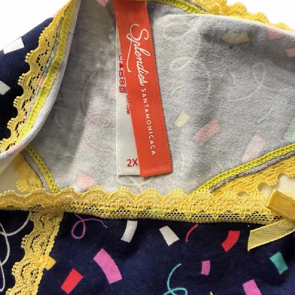 Splendies Confetti Thong Panties Party Celebrate New Pair Underwear