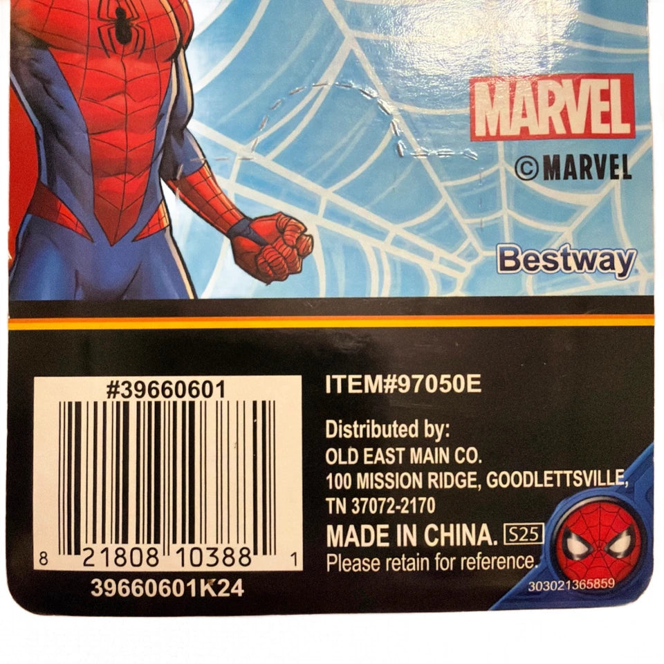 MARVEL Spiderman Swim Goggles Youth Kids Adjustable Ages 5+ Brand New