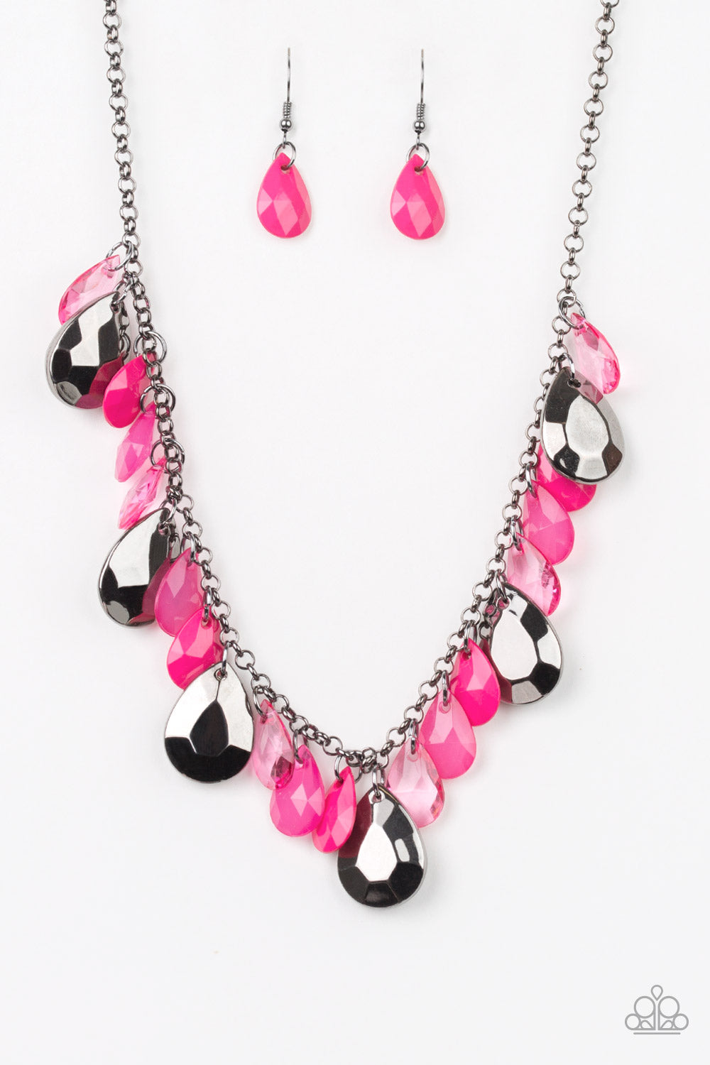 Hurricane Season - Pink & Silver