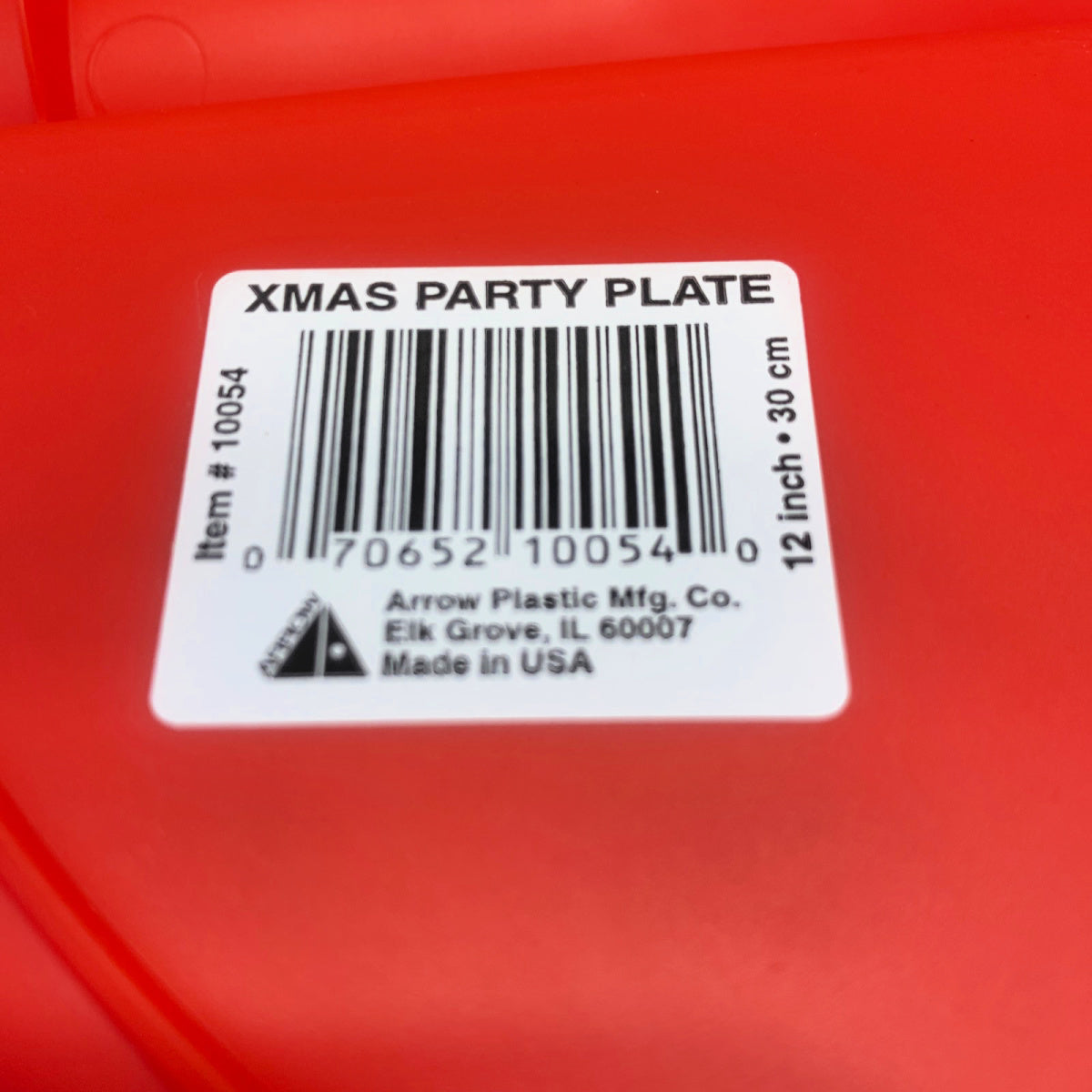 12x Large Divided Christmas Holiday Plates 12" In Red And Green Lot