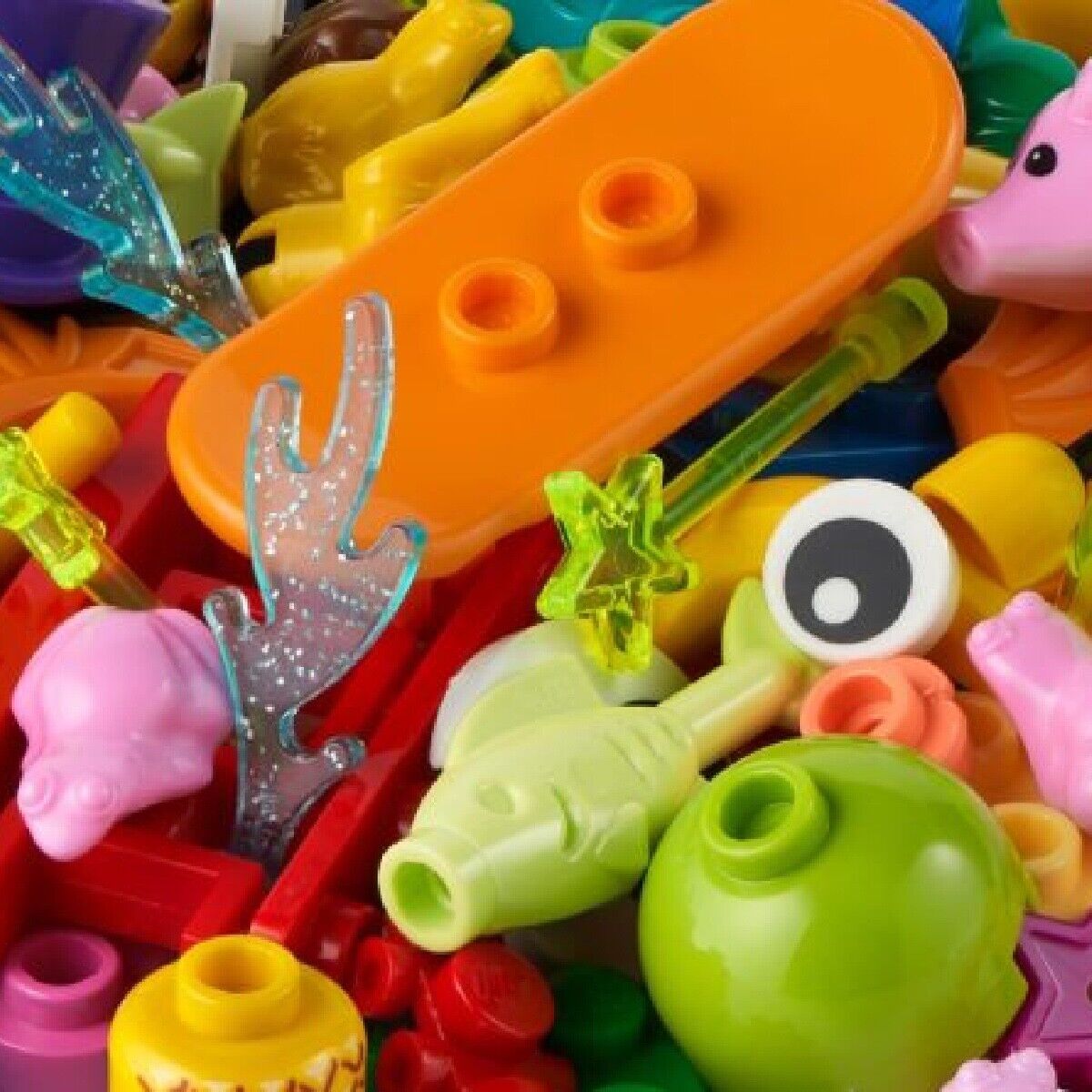 2x LEGO 40512 Fun & Funky VIP Add On Pack Pigs, Food, Guitar, Skateboard Lot NEW