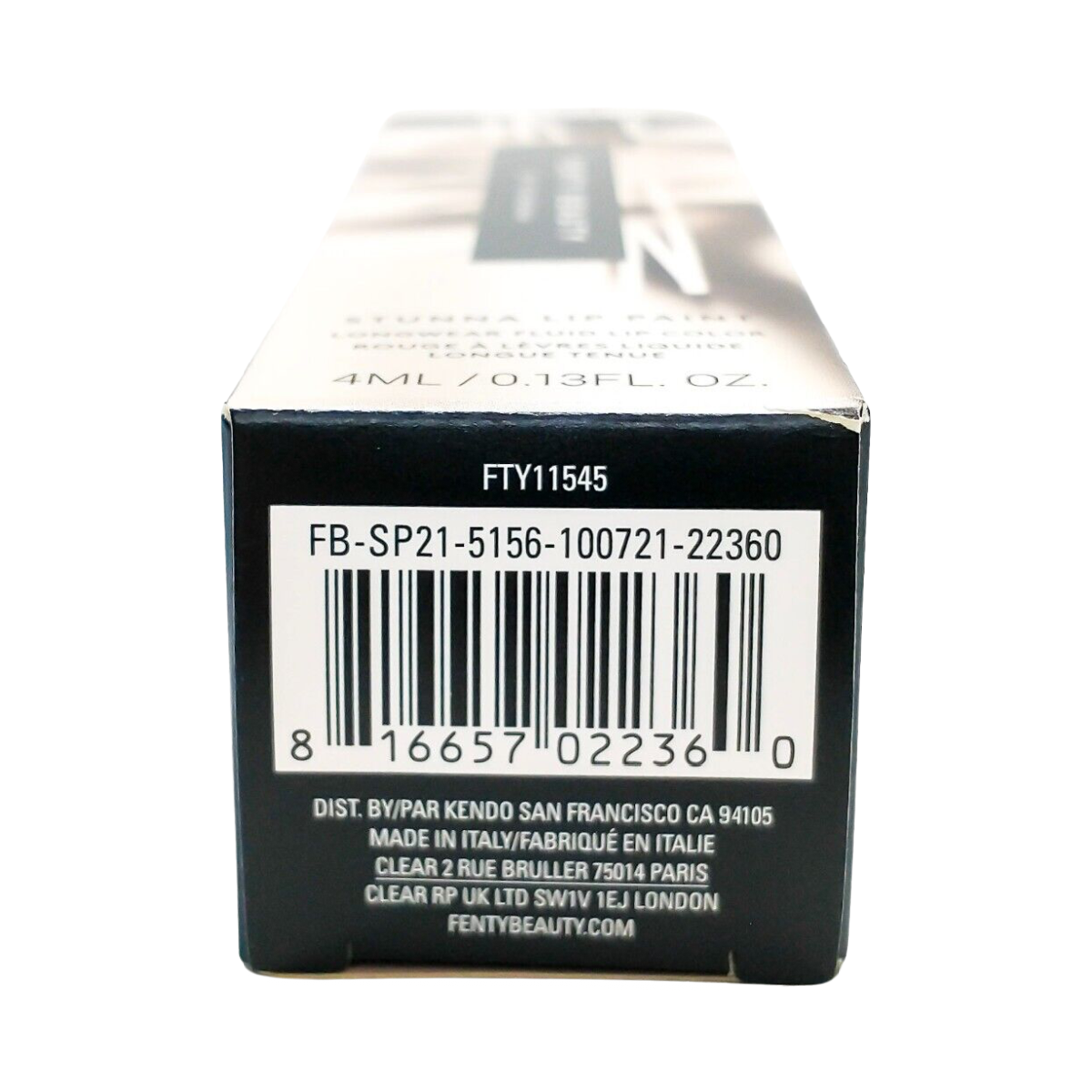 Fenty Beauty by Rihanna Stunna Lip Paint Fluid Lip Color in Uncensored (Red) NIB