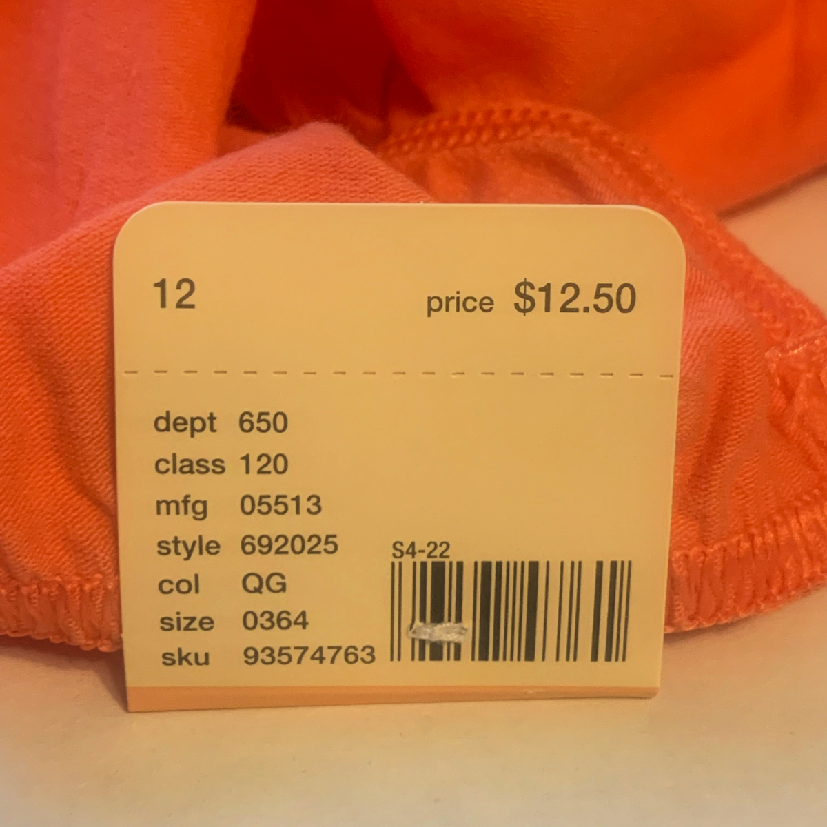 4 Pairs Lane Bryant Cacique Panties Sz 12 Cotton String Bikini Rainbow Coral Lot