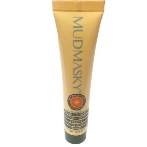 MUDMASKY Vitamin-Infused Eye Serum Reduce Dark Circles 1oz/30mL Full Size NEW