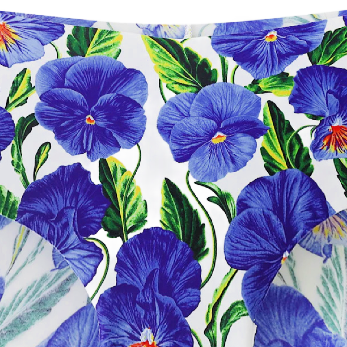 Splendies No-Show RAE BIKINI Panties Size 3X Purple Violet Flowers NWT Lot of 2