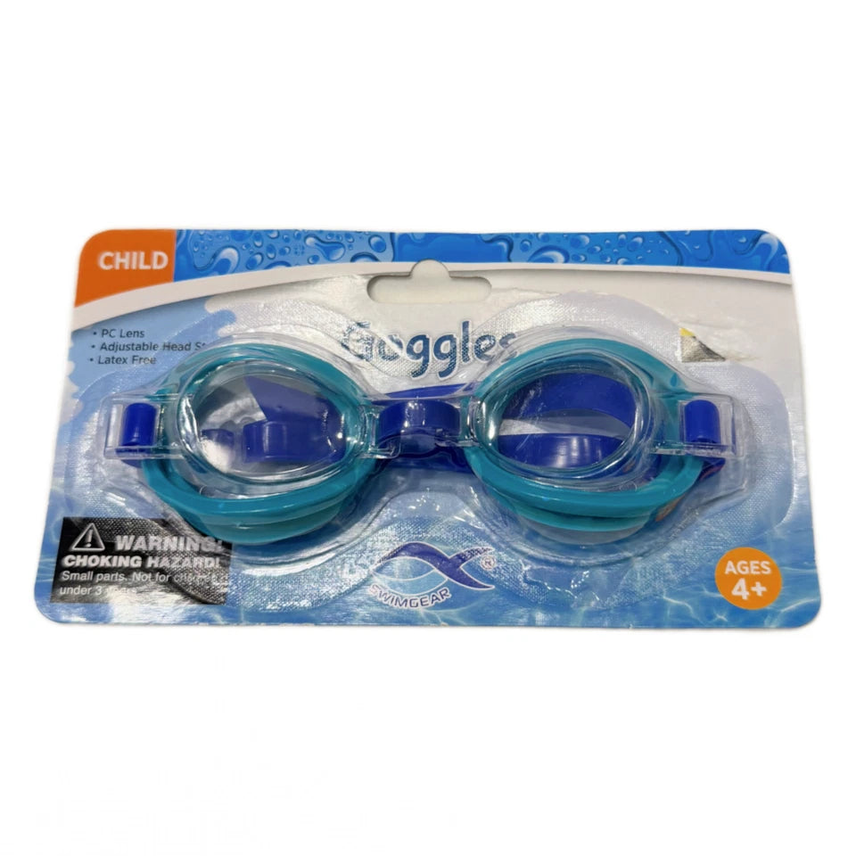 Bluey Kiddie Pool 40 Inch Inflatable 3 Ring & Goggles Water Play Outdoor Summer