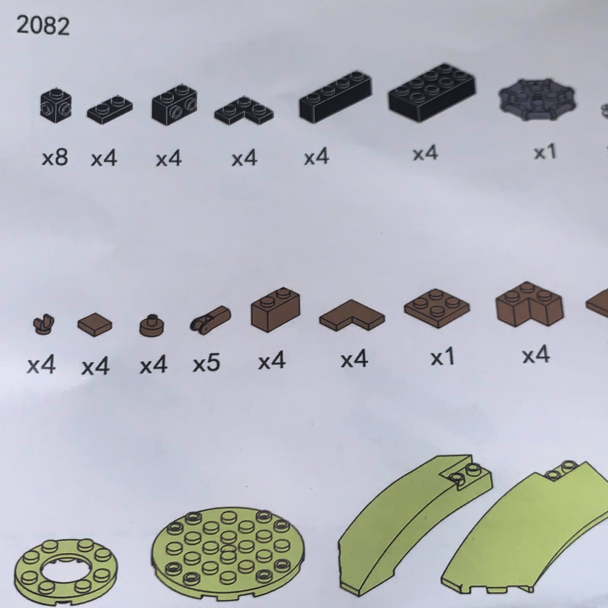 Mini Cactus Flower Building Block Potted Plant Garden #2082 NEW No Box