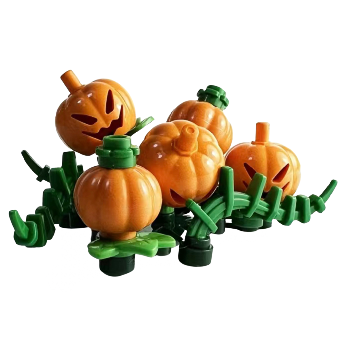 Halloween Pumpkin Building Blocks Skull Ghost Cemetery Jack-O-Lanterns NEW Set