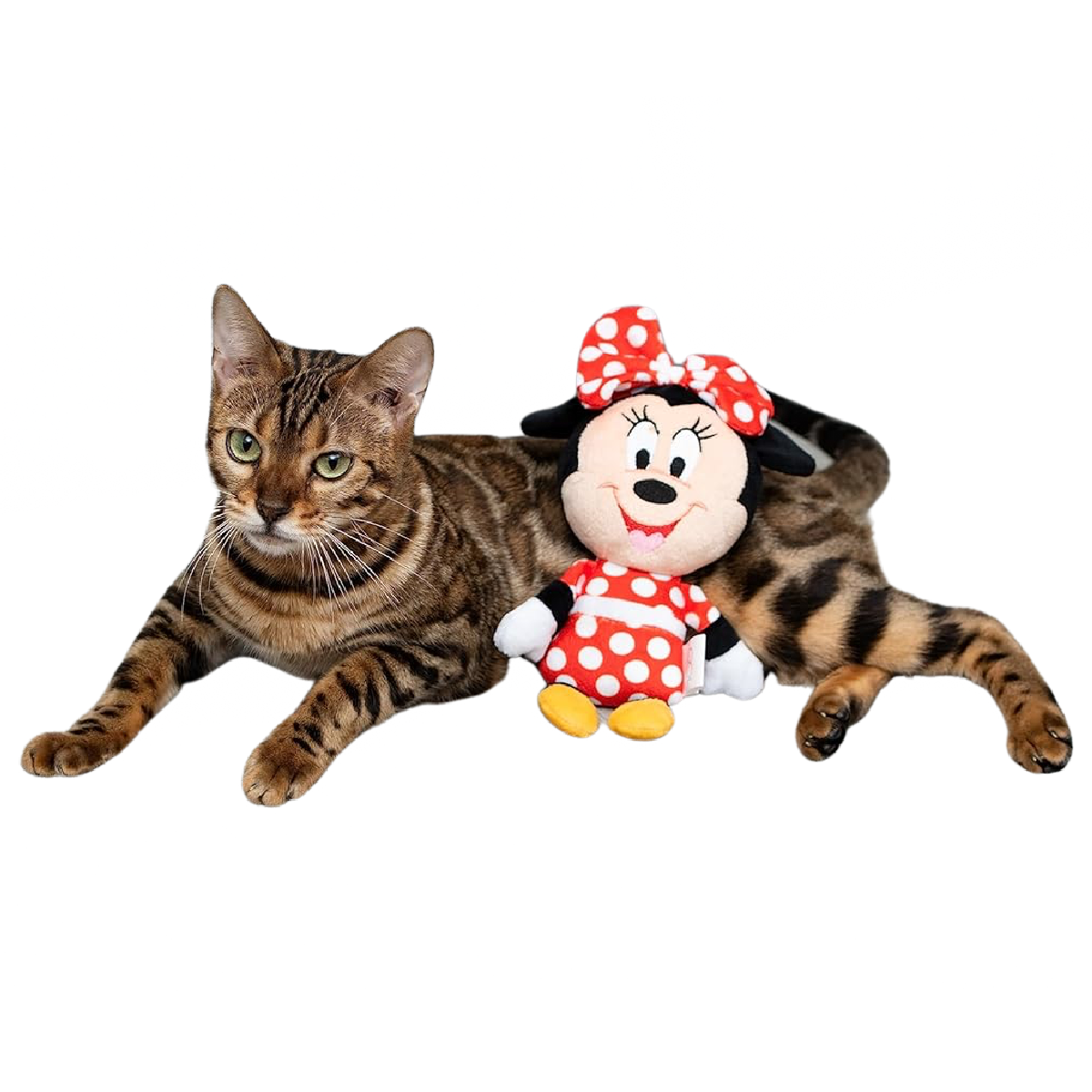 Disney for Pets Minnie Mouse Kitty Cat Kicker Stuffed Toy with Catnip, 9in NEW