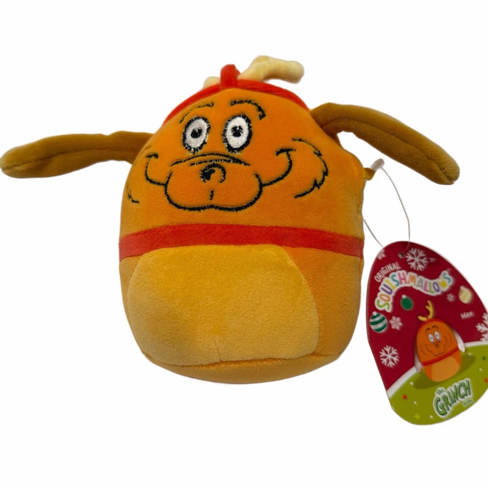 Squishmallows How the Grinch Stole Christmas Grinch & Max Plush Pillow Set