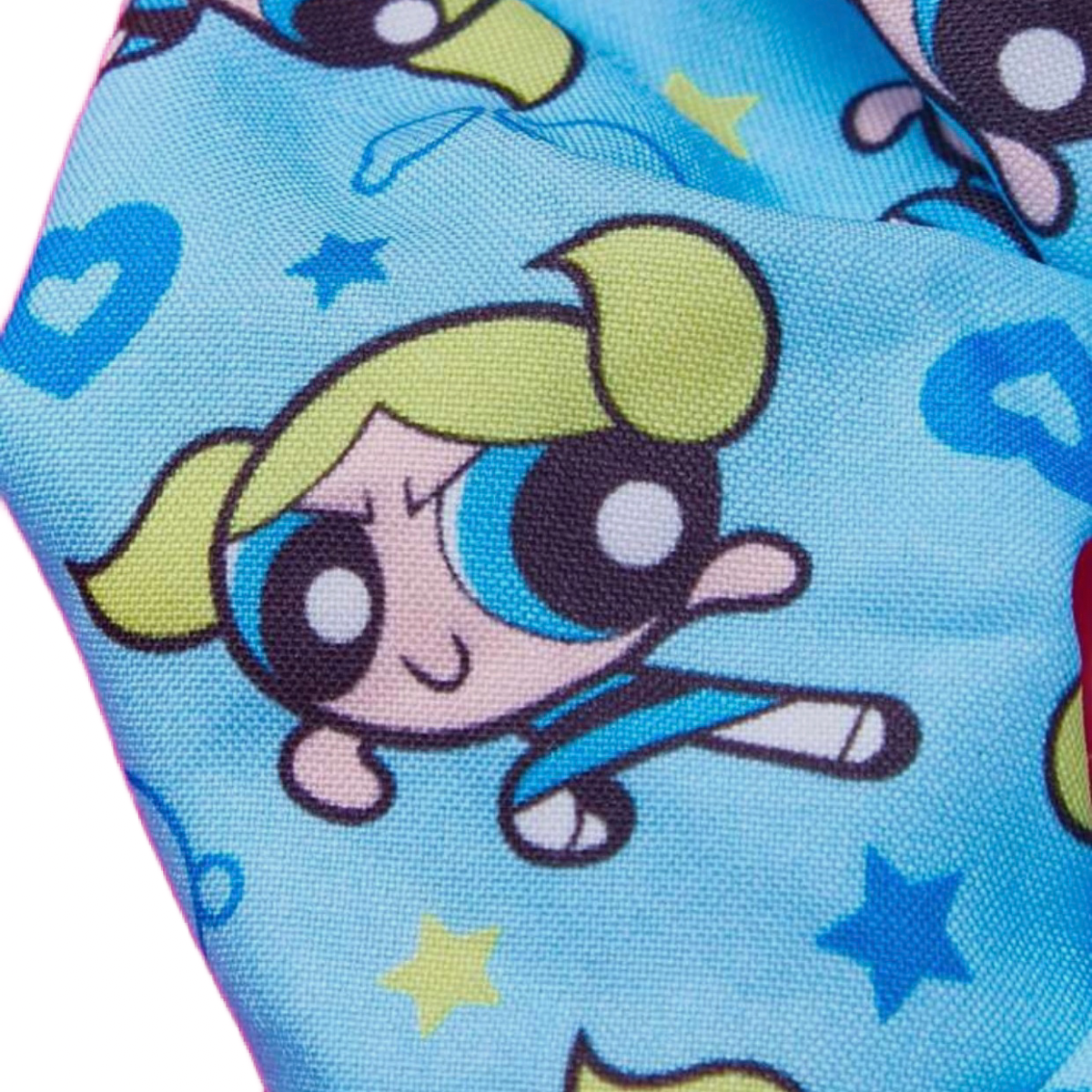 9 pc Powerpuff Girls Satin Scrunchies & Alligator Hair Clips New Lot