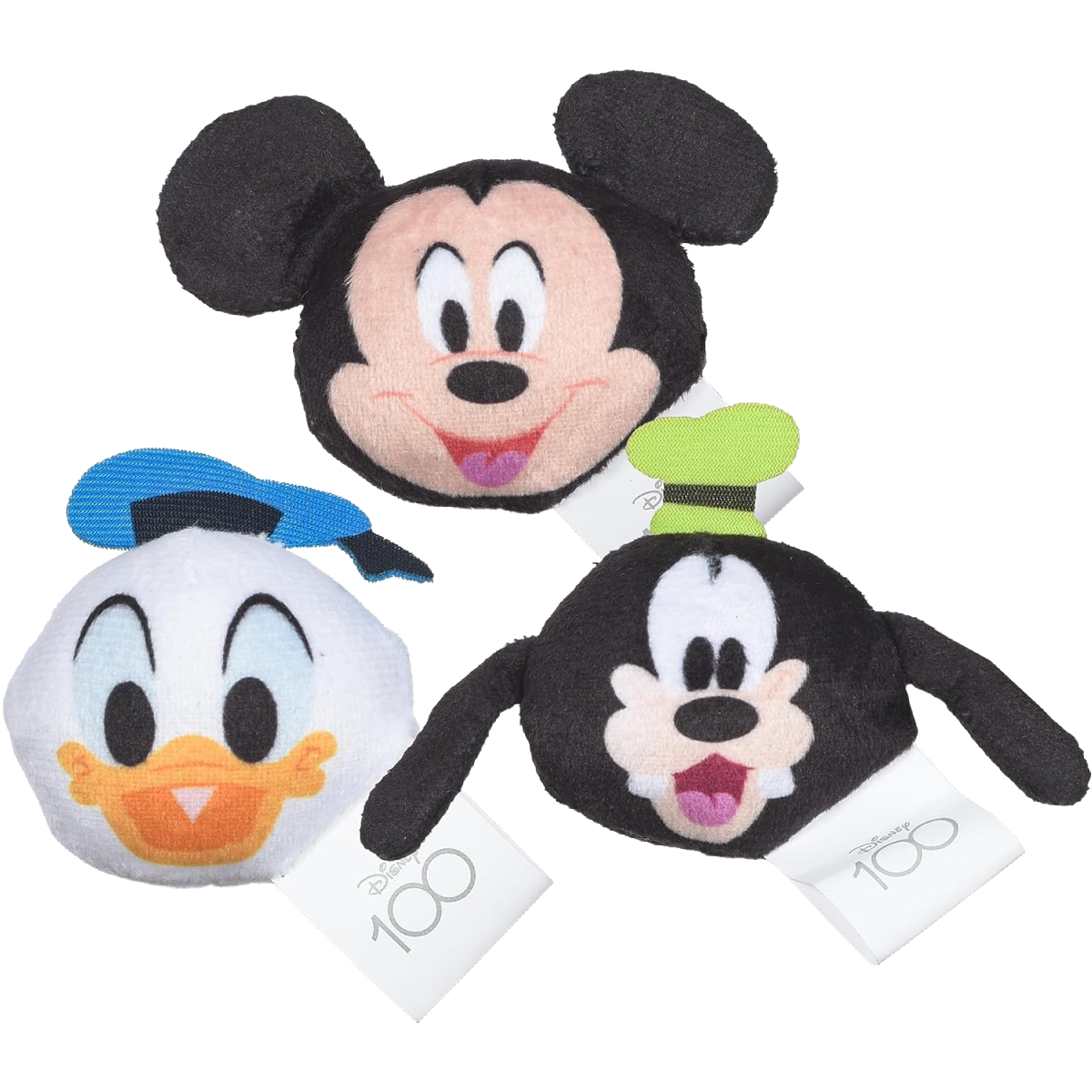 Disney for Pets Mickey Mouse, Donald Duck & Goofy 3 Catnip Jingle Ball Toys NEW