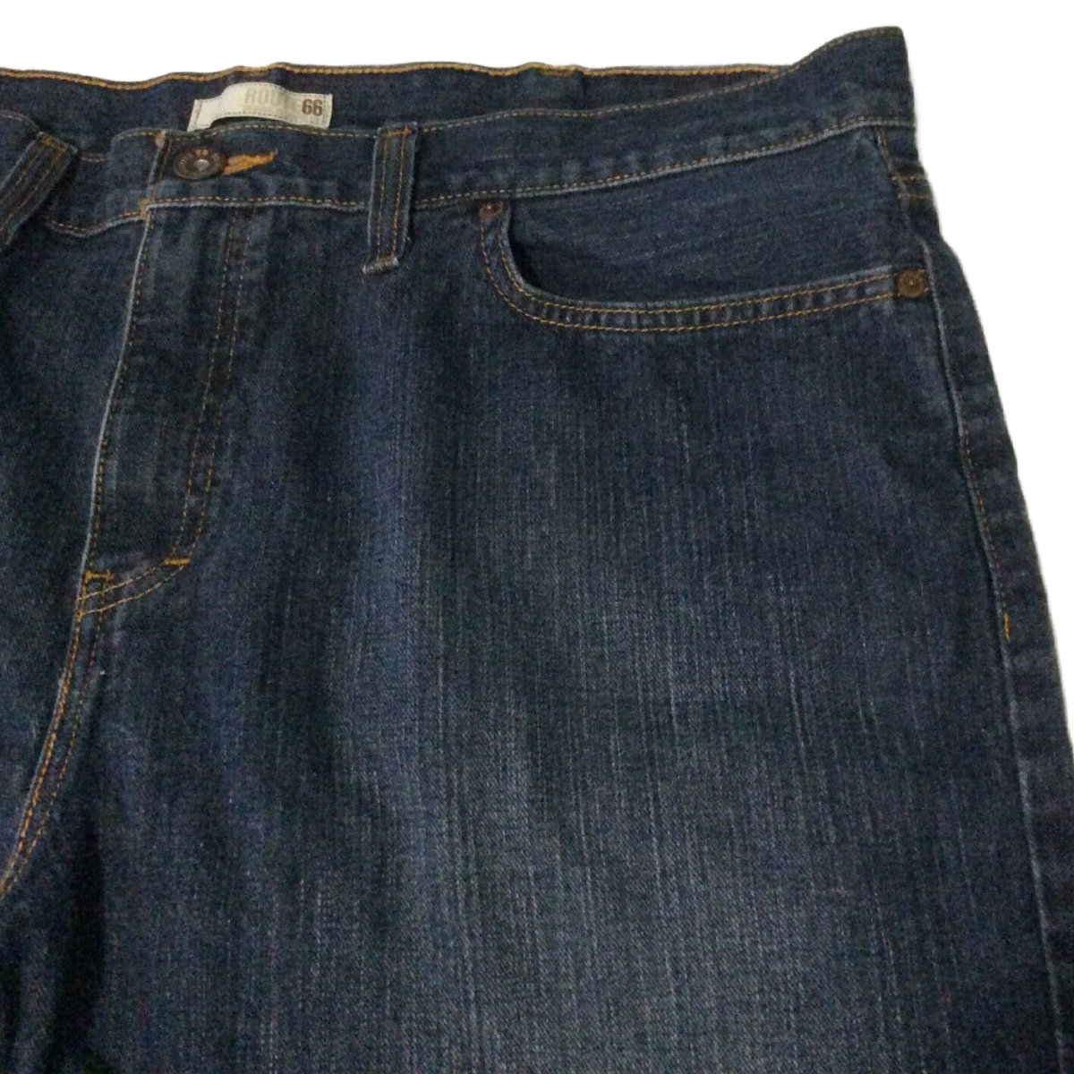 Route 66 Men's Denim Jeans Size 40x30 Low Rise Boot Dark Wash Stretch Pant