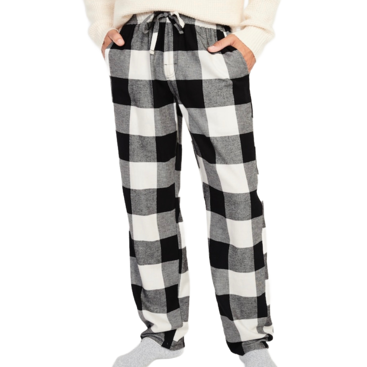 Mens Pajama Pants Flannel Buffalo Check Size 4XL Soft Double-Brushed Holiday NWT