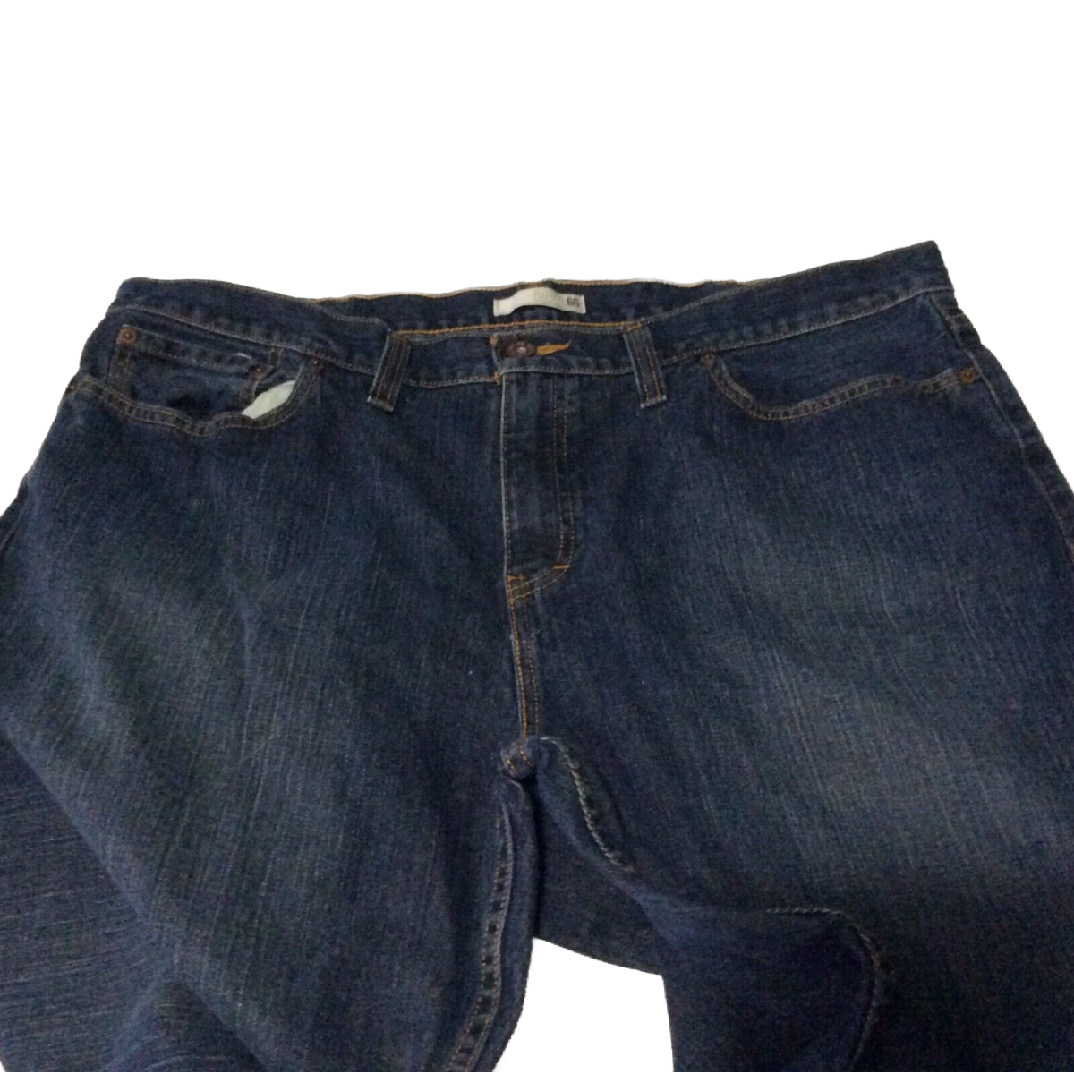Route 66 Men's Denim Jeans Size 40x30 Low Rise Boot Dark Wash Stretch Pant