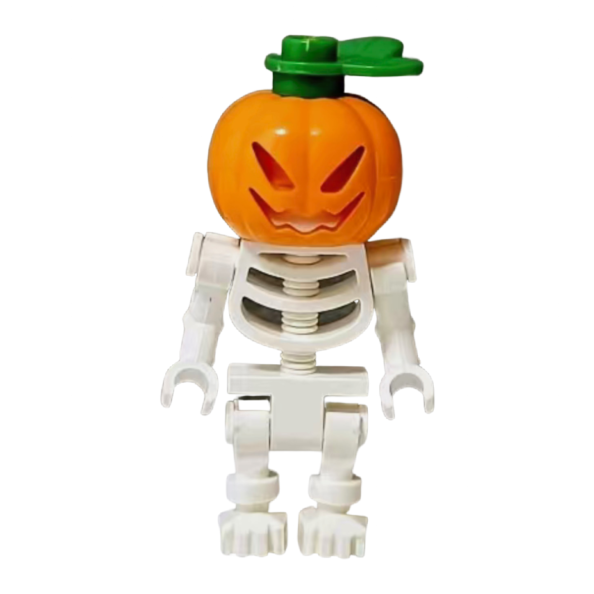 Jack-O-Lantern Pumpkin Head Skeleton Building Blocks People Figures Lot of 3 NEW