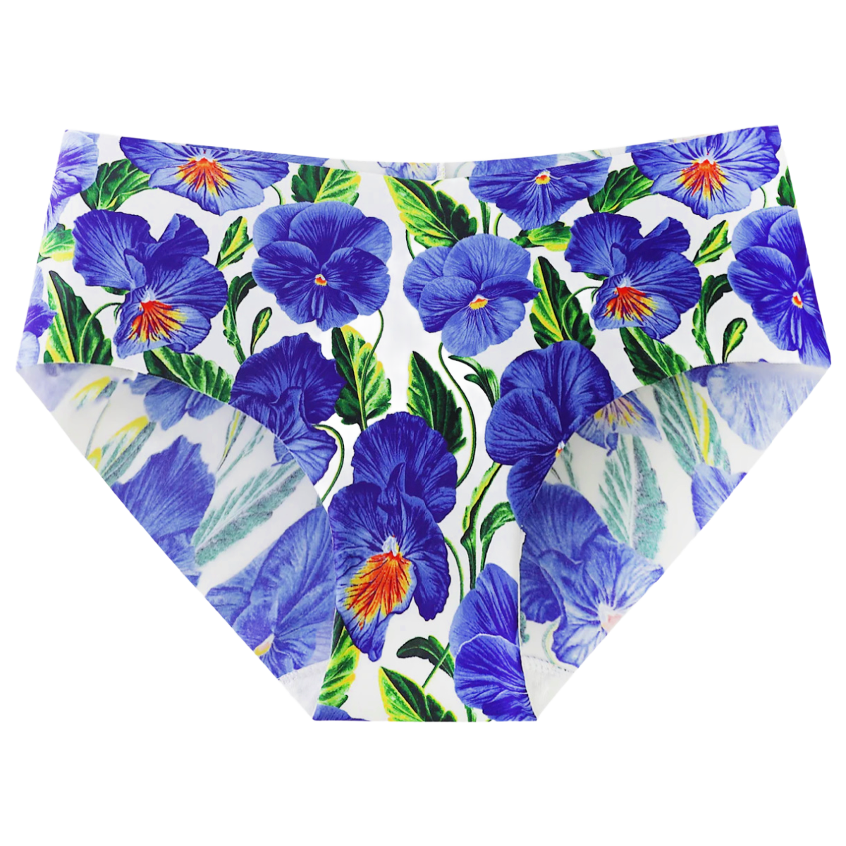 Splendies No-Show RAE BIKINI Panties Size 3X Purple Violet Flowers NWT Lot of 2
