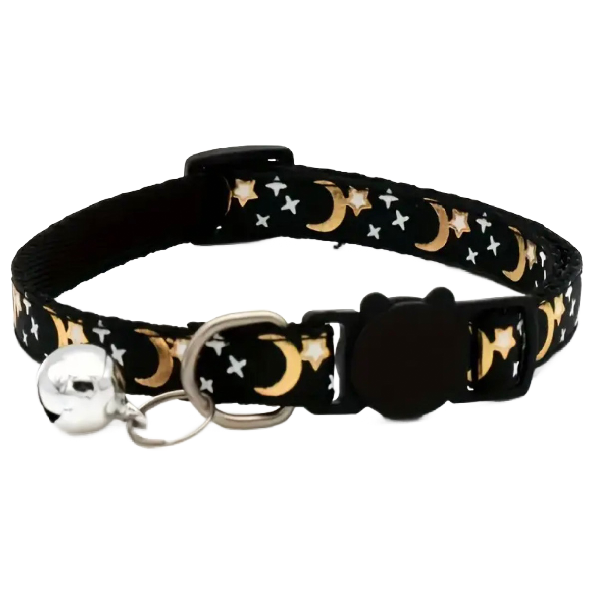 Moon Star Astrology Cat Dog Breakaway Collar Bell Adjustable Night Sky NEW