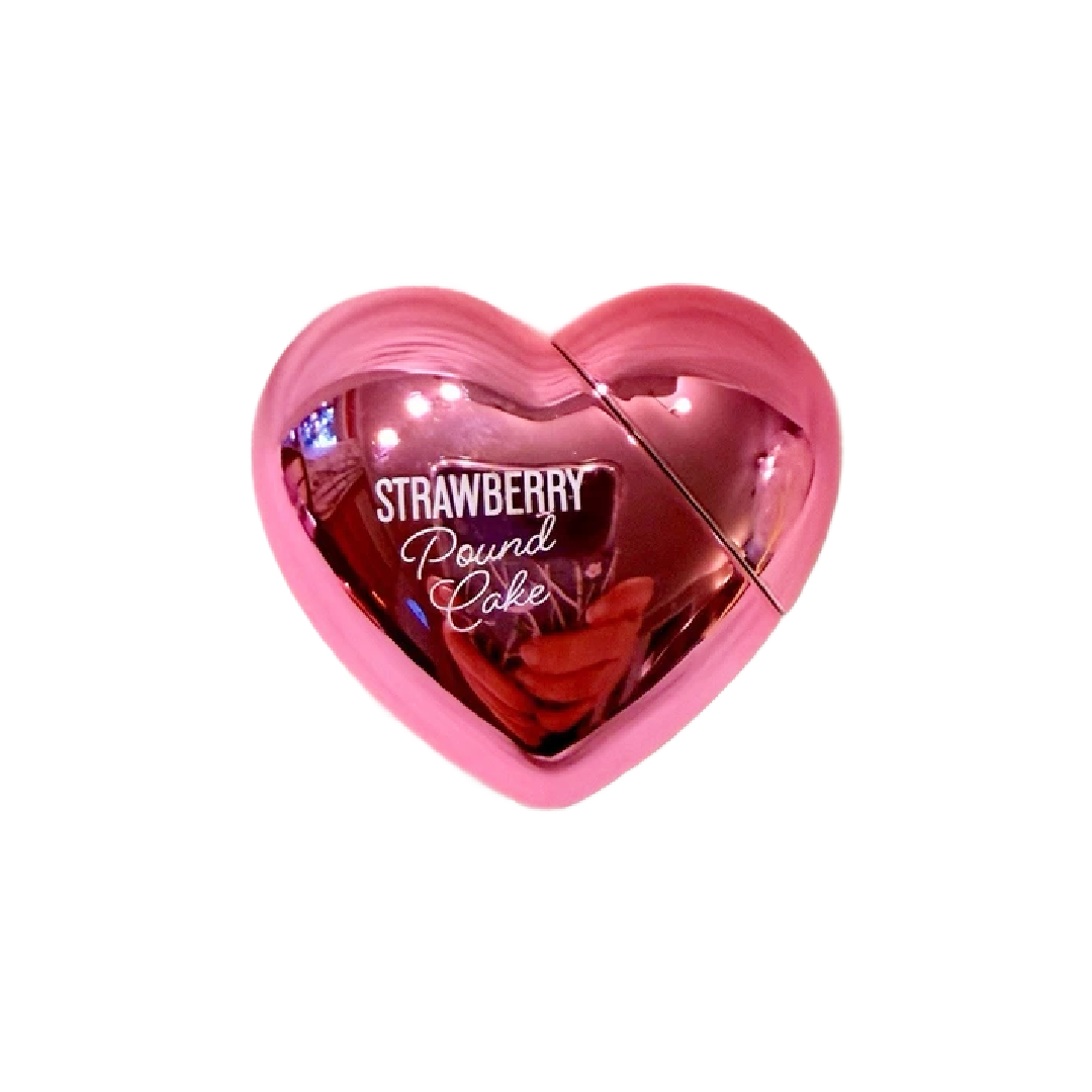 Bath and Body Works Strawberry Pound Cake Lip Oil New Lot of 3 Hearts