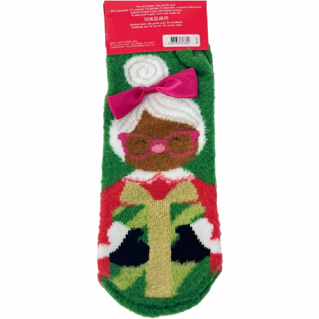 Bath & Body Works Shea Infused Lounge Socks Non-Skid Cozy Warm