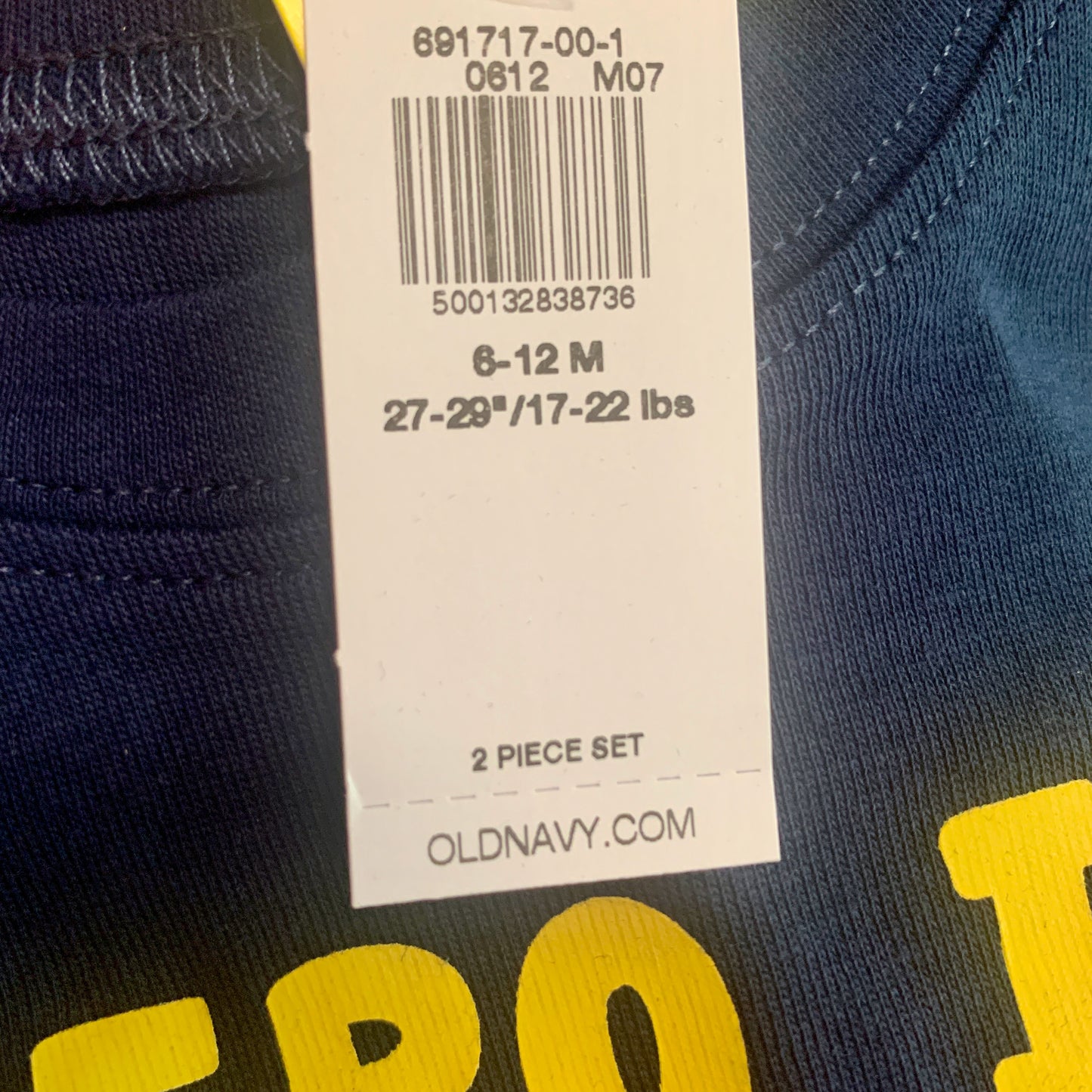 Old Navy Snug Fit Pajamas Short Sleeve PJs New 2pc Set