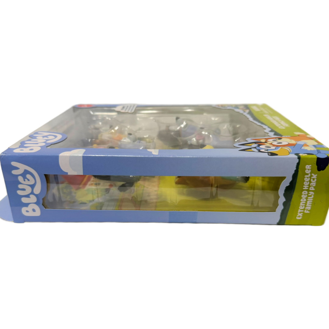 Bluey Friends Extended Heeler Family Pack 8 Figure Multi Pack Sealed Box