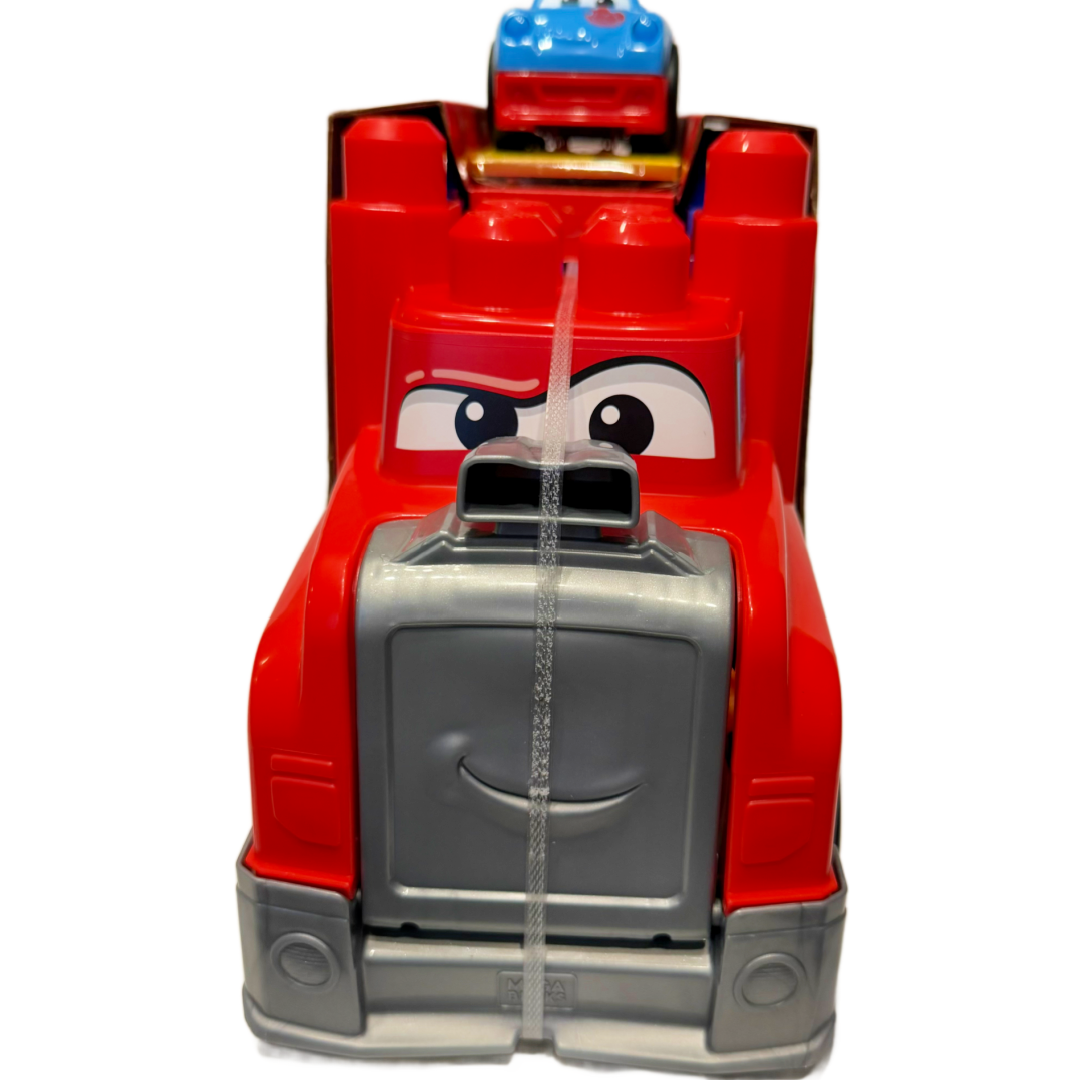 MEGA BLOKS Toddler Building Blocks Toy Set, Build & Race Cars Rig New