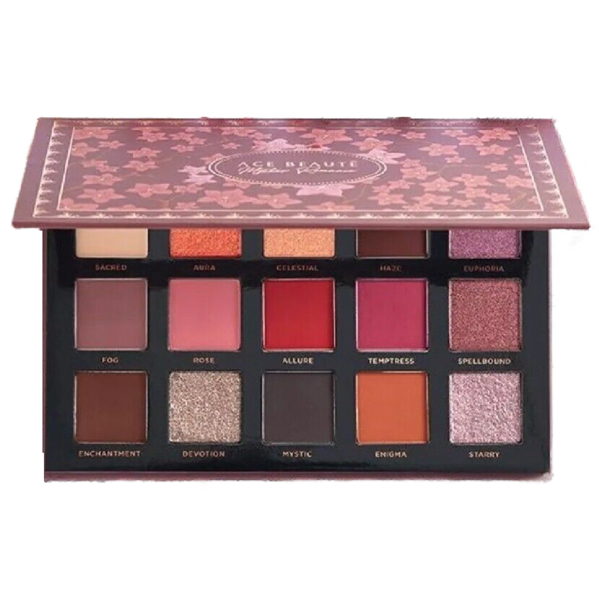 ACE BEAUTE Mystic Romance Eyeshadow Palette Shimmer Matte Full Size 24g NIB