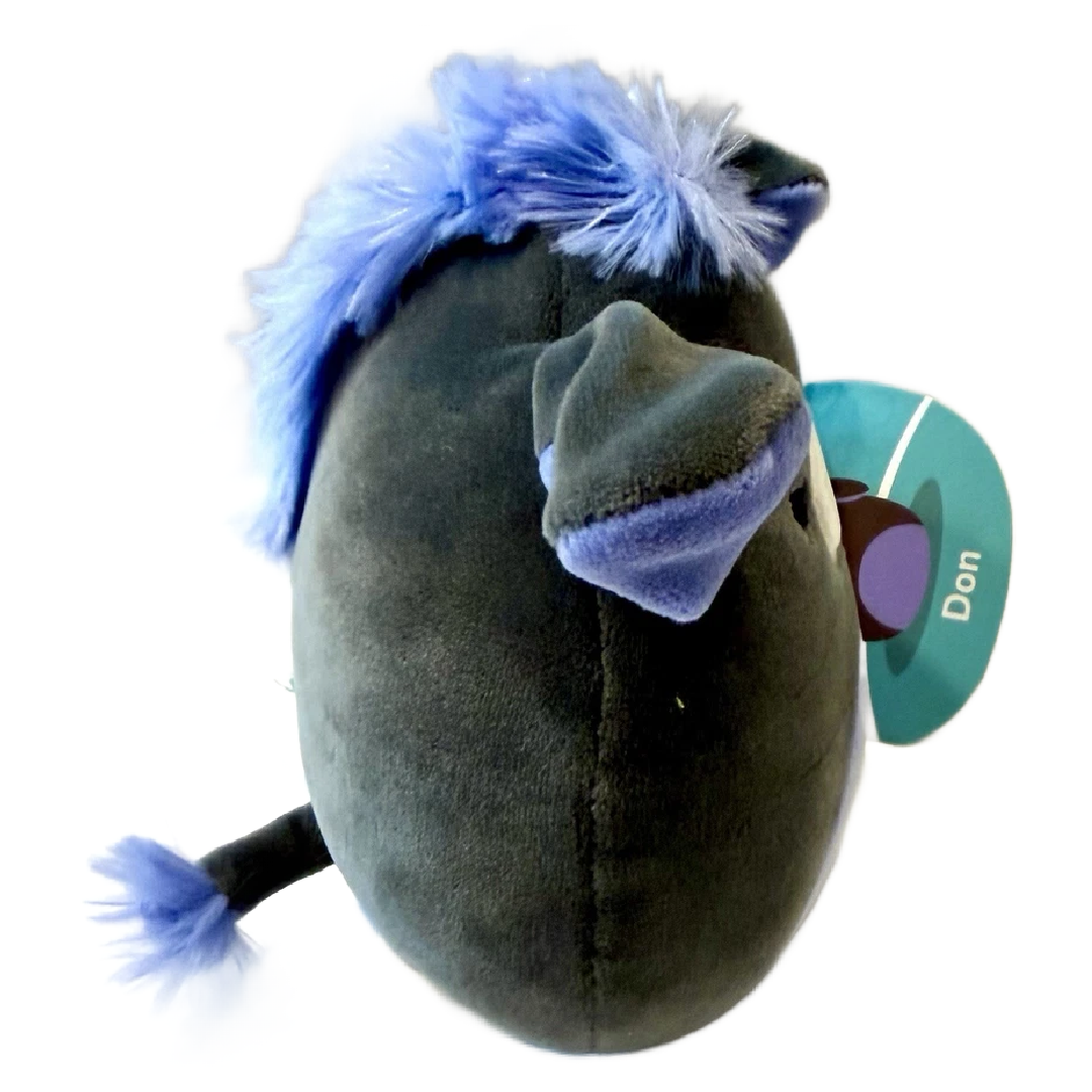 Squishmallows Don The Charcoal Donkey 5" Plush Official Jazwares Animal New