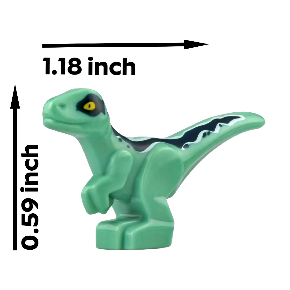 5 Piece Baby Dinosaur Accessory Dino Building Blocks Velociraptor Rex New Lot