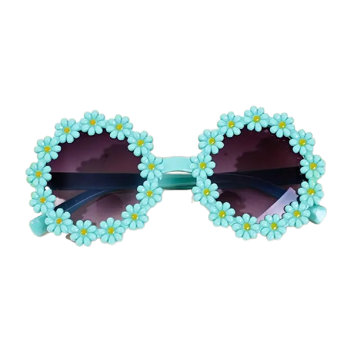 Fresh Flower Round Sunglasses Trendy Cute Toddler Kid Summer Tinted Glasses New