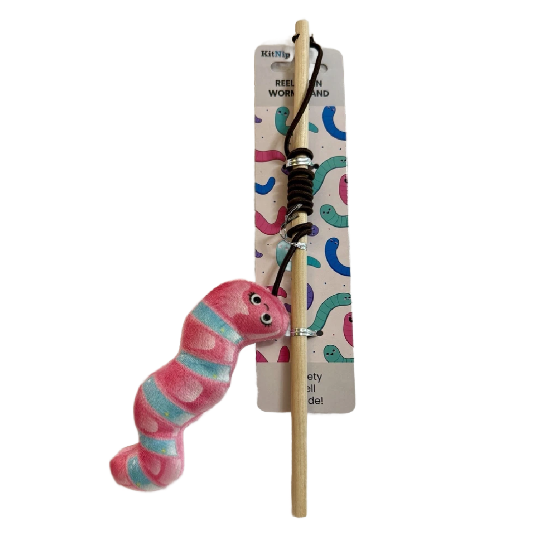 KitNip Kitty Cat Interactive Catnip Plush Catfish Fishing Pole Lot of 4 Toys New