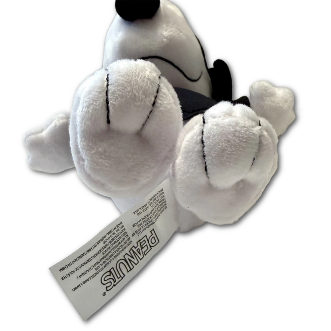 Peanuts Bean Plush Secret Agent Snoopy Comic Dog Officially Licensed NWT