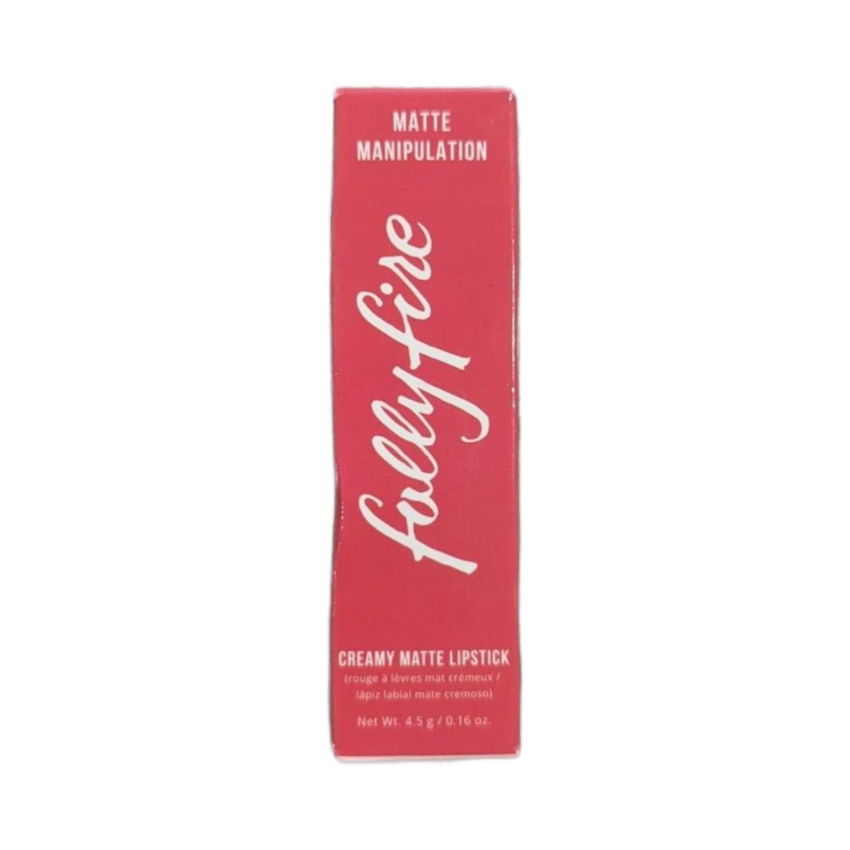 Folly Fire Creamy Matte Bullet Lipstick 4.5g. Full Size NEW