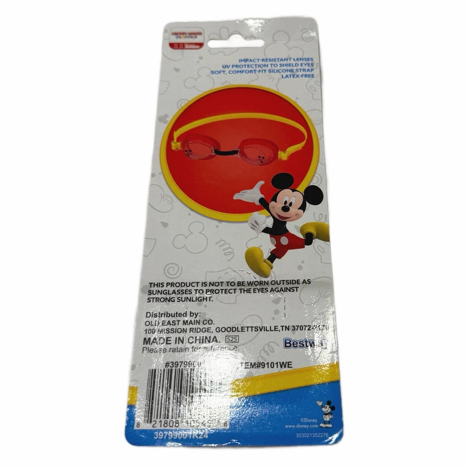 Disney Junior Mickey Mouse Baby Watercraft Raft Float & Goggles Unopened