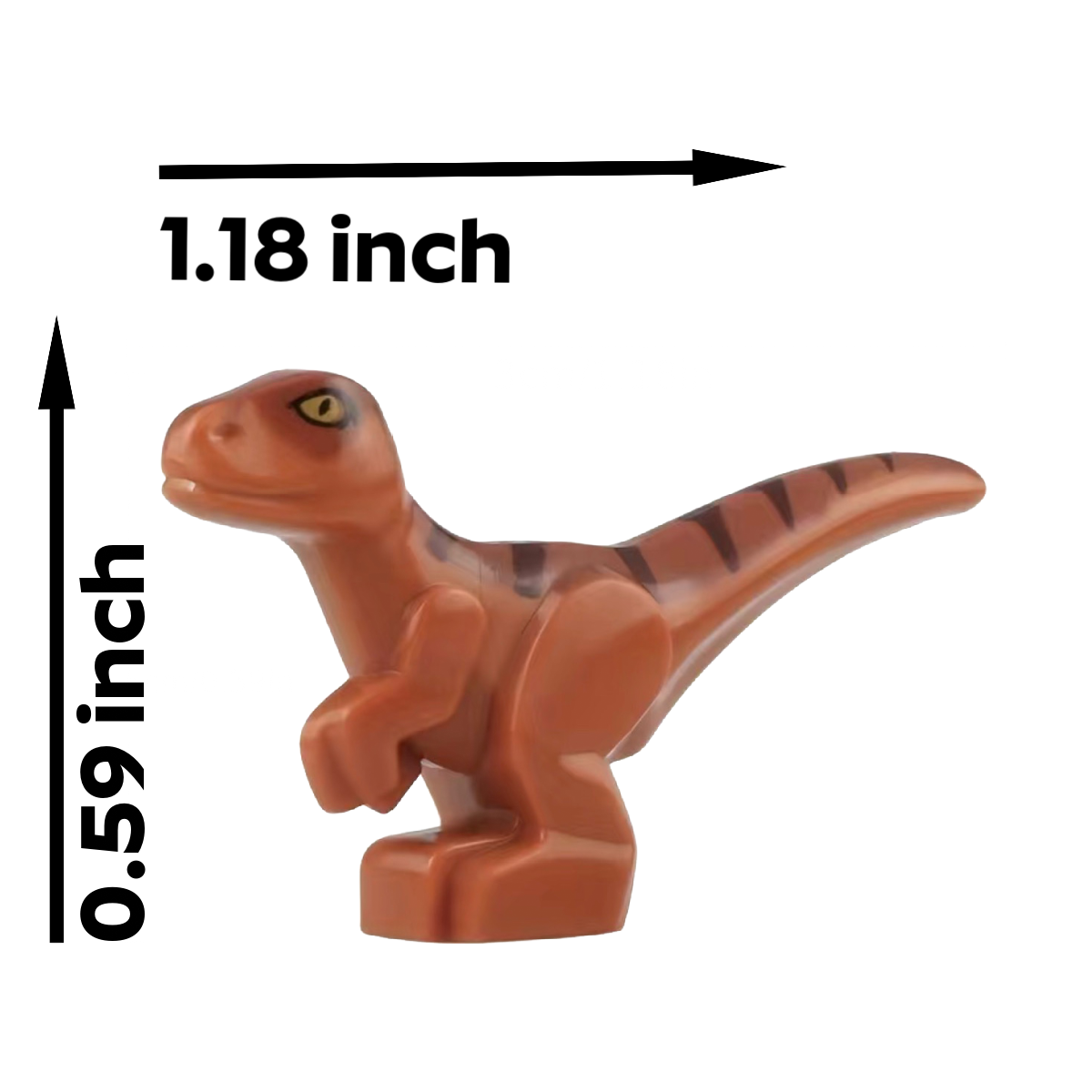 5 Piece Baby Dinosaur Accessory Dino Building Blocks Velociraptor Rex New Lot