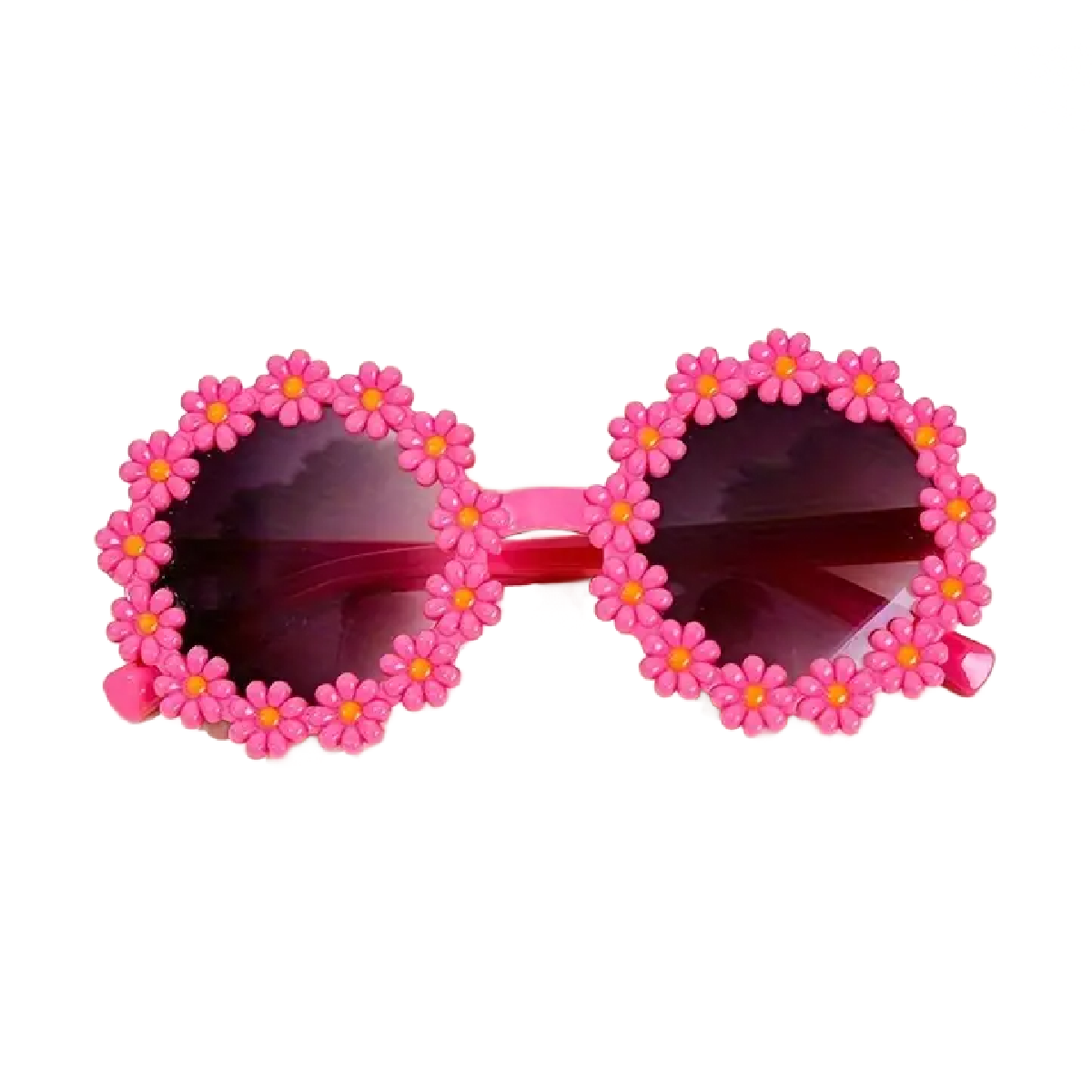 Fresh Flower Round Sunglasses Trendy Cute Toddler Kid Summer Tinted Glasses New