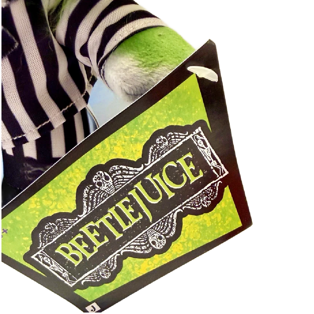 Licensed 8" Plush Lot of 2 Movie Beetlejuice & Lydia Deetz NWT Stuffed Dolls New