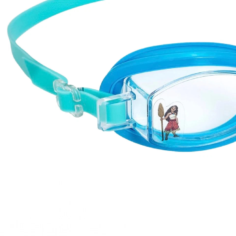 Moana Kiddie Pool 40 Inch Inflatable 3 Ring & Goggles Water Play Outdoor Summer