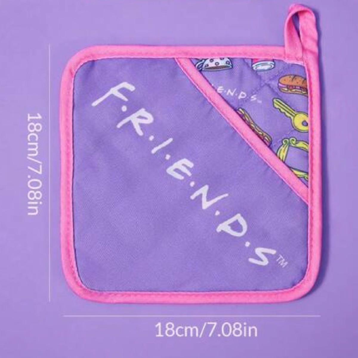 FRIENDS Kitchen Apron, Oven Mitt Glove, Pot Holder