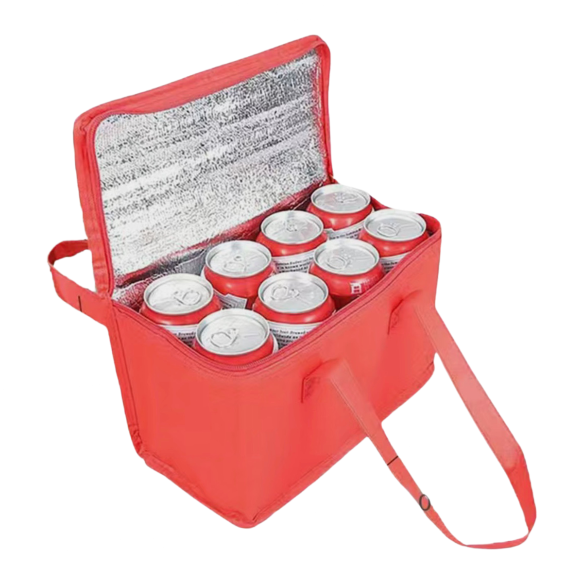 Portable Lunch Cooler Folding Fabric Bag Insulation Food Thermal Beach Bag NEW