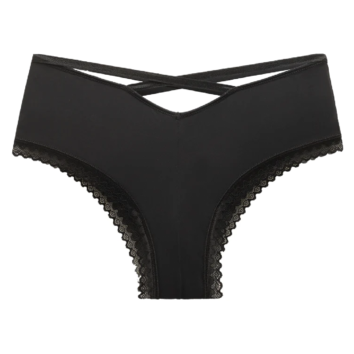 Splendies Ivy Midnight Wrap Up Cheeky Size 4X Black Satin Panties Lot of 3 Pairs